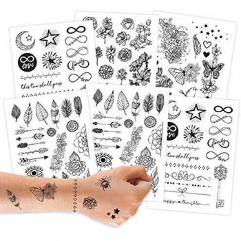 Papierdrachen 100 Tattoos für Kinder