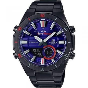 Edifice “Red Line” – Black & Blue Stainless Steel Watch for Men