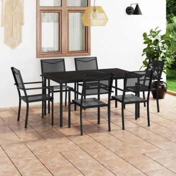 tlg. Garten-Essgruppe aus wetterfestem Stahl
