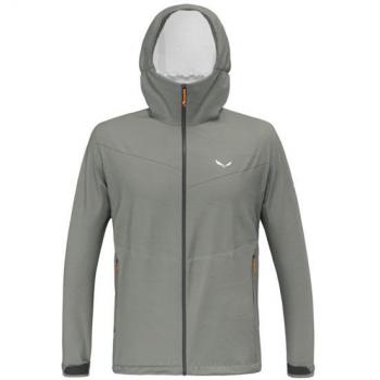 Giacca con cappuccio Salewa Puez Aqua 4 Powertex 2.5L grigio chiaro