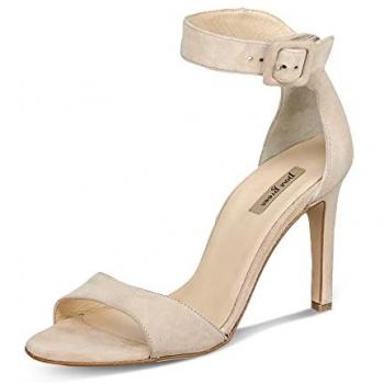 Paul Green Sandalen Beige Leder Stiletto 40,5