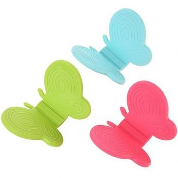 Outils de cuisson silicone: gants thermiques et support anti‑dérapage