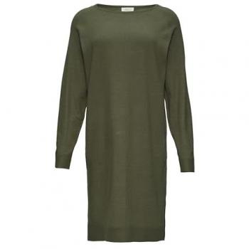 S.Oliver RED LABEL Relaxed Fit Feinstrickkleid mit U-Boot-Ausschnitt, Größe 44