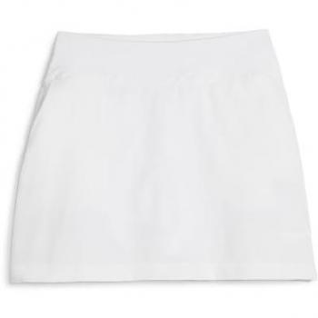 Puma Damen Rüstungsschnitt Rock – Weiss, XL