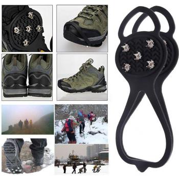 Spike Shoe Ice Traction Cleats with Alloy Tips