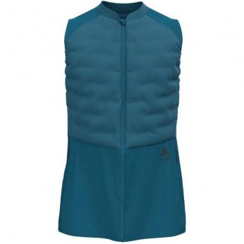 Homme Gilet de Running Odlo Zeroweight Insulator Bleu S