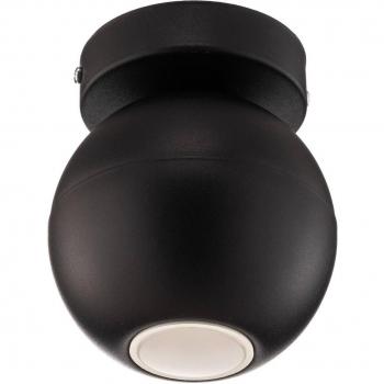 Faretto Solido Nero per Soffitto Midnight