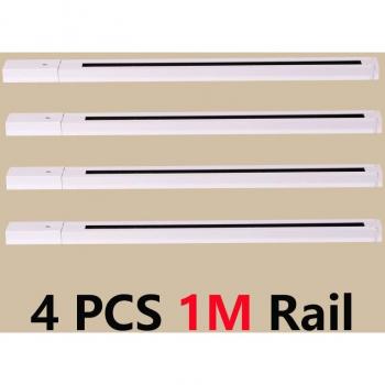 4PCS 0.5M 1M Aluminum LED Track Spot Light System