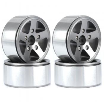 Set de 4 Llantas Beadlock 1.9 para Autos RC Axial y Redcat