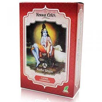 Demi-permanentes Färbemittel Henna Radhe Shyam Mahagoni (100 G)