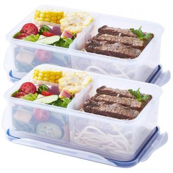 Outdoor Plastic Food Containers 2 Pack 1150ml