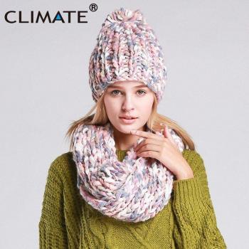 Stylish Women's Knit Beanie and Scarf Combo