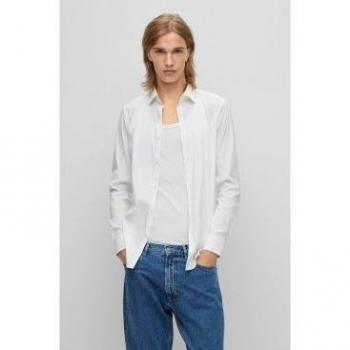 Camisa HUGO Boss Kenno blanca para hombre