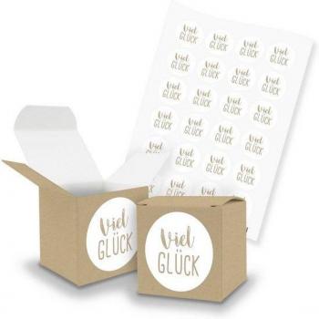 Itenga Glücks-Würfel mit Stickern