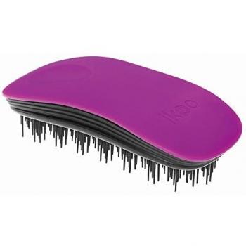 Ikoo Home Black Paradise weiche Borsten Entwirrbürste für lange Haare