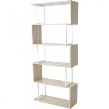 Bibliothèque indépendante HHG 091, 5 niveaux, chêne (183 × 80 cm)
