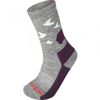 Lorpen T2 Graue Flieder Wander Socken für Kinder