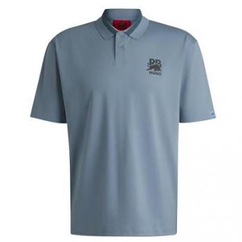 Polo Regular Fit Hugo Dodac Blu