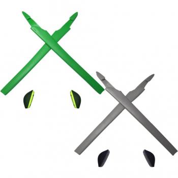 HKUCO Cojín de Piernas Silicona con Goma – Versión Verde/Gris