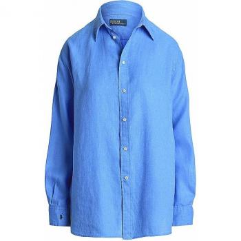 Chemise Polo Ralph Lauren en lin bleu