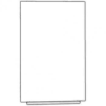 Pizarra blanca rocada lacada magnética modular sin marco 75x115 cm