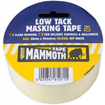 Everbuild Low Tack Masking Tape 50mm x 25m EVB2LOWMT50