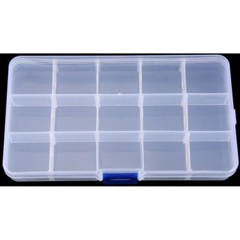 15-Slot Craft Jewelry Container