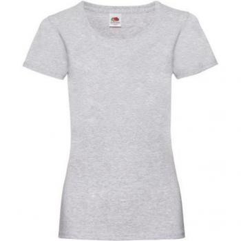 Top de mujer Fruit of the Loom, talla 8 UK, diseño Heather y peso ligero
