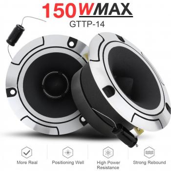 Tweeters de 4 Pulgadas, Aluminio, 150W, 6OHM, 2 uds., con Condensador para Estéreo