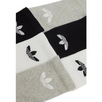 Adidas Trefoil Black Cotton Socks 6-Pack