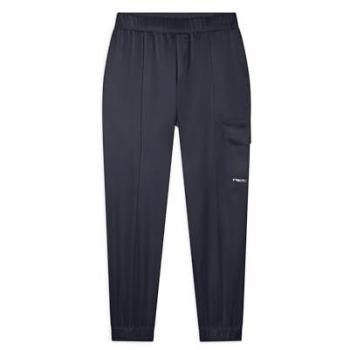 Pantaloni Cargo effetto seta con elastico sul fondo