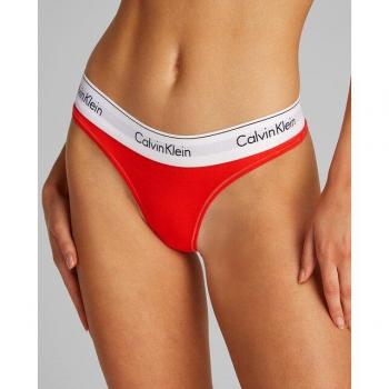 Calvin Klein Unterwäsche Modern Cotton Thong – Rot – Damen – Größe M
