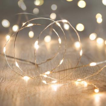 Battery Operated Fairy Lights with 20 Warm White LEDs