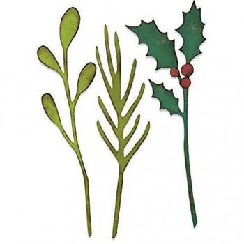 Sizzix Bigz L Die Tim Holtz Holiday Stems