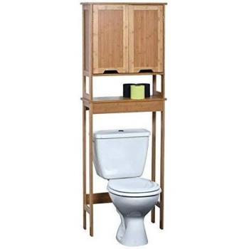 Bambus-Badschrank 2-Tür-Variante mit Innenregal – Mahe Modell