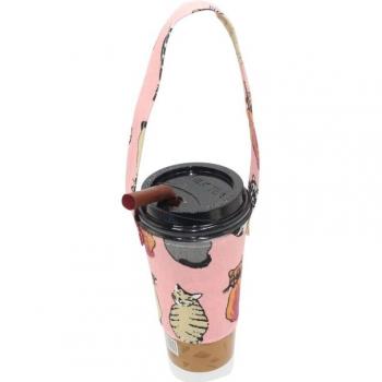 Naturtees‑Milchkaffee‑Handtasche‑Leinwand‑Tasse – Eco Edition