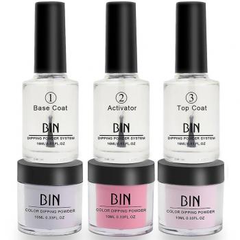 Kit de poudre à dip Flye 16 ml – Acrylique liquide, système sans lampe, séchage naturel