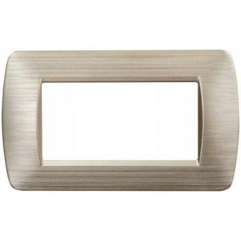 Ettroit 4p Satingold Platte für Living Light