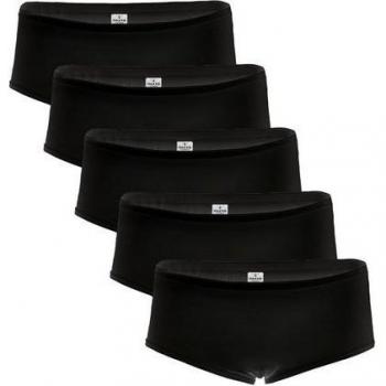 Diademita Damen Unterhosen 5er Pack, BASIC MAX, Schwarz