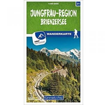 Jungfrau-Region / Brienzersee 31 Wanderkarte 1:40 000 matt laminiert