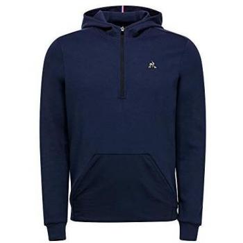 Le Coq Sportif Sweat-Shirt Tech Hoody 1/2 Zip Homme XL Bleu