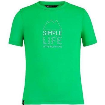 T-shirt enfant Salewa Simple Life Dri‑Rel – Vert estivale mélangé