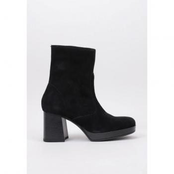 Botín de Tacón Negro Krack Core FABULA para Mujer