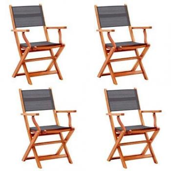 Chaises d'Extérieur Pliables en Eucalyptus