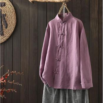 Vintage Mandarin Collar Women's Chinese Top