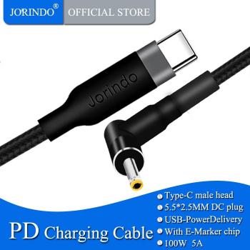JORINDO 5A USB-C to DC5.5*2.5MM Fast Charge Cable