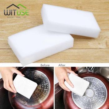 30pcs White Melamine Sponge for Household Cleaning
