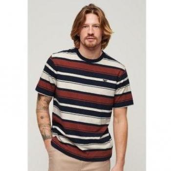 T-shirt Décontracté Bleu Marine Superdry Taille L