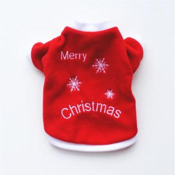 Festive Fleece Dog Shirt