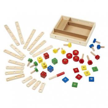 Melissa & Doug Houten Constructieset 48-delig